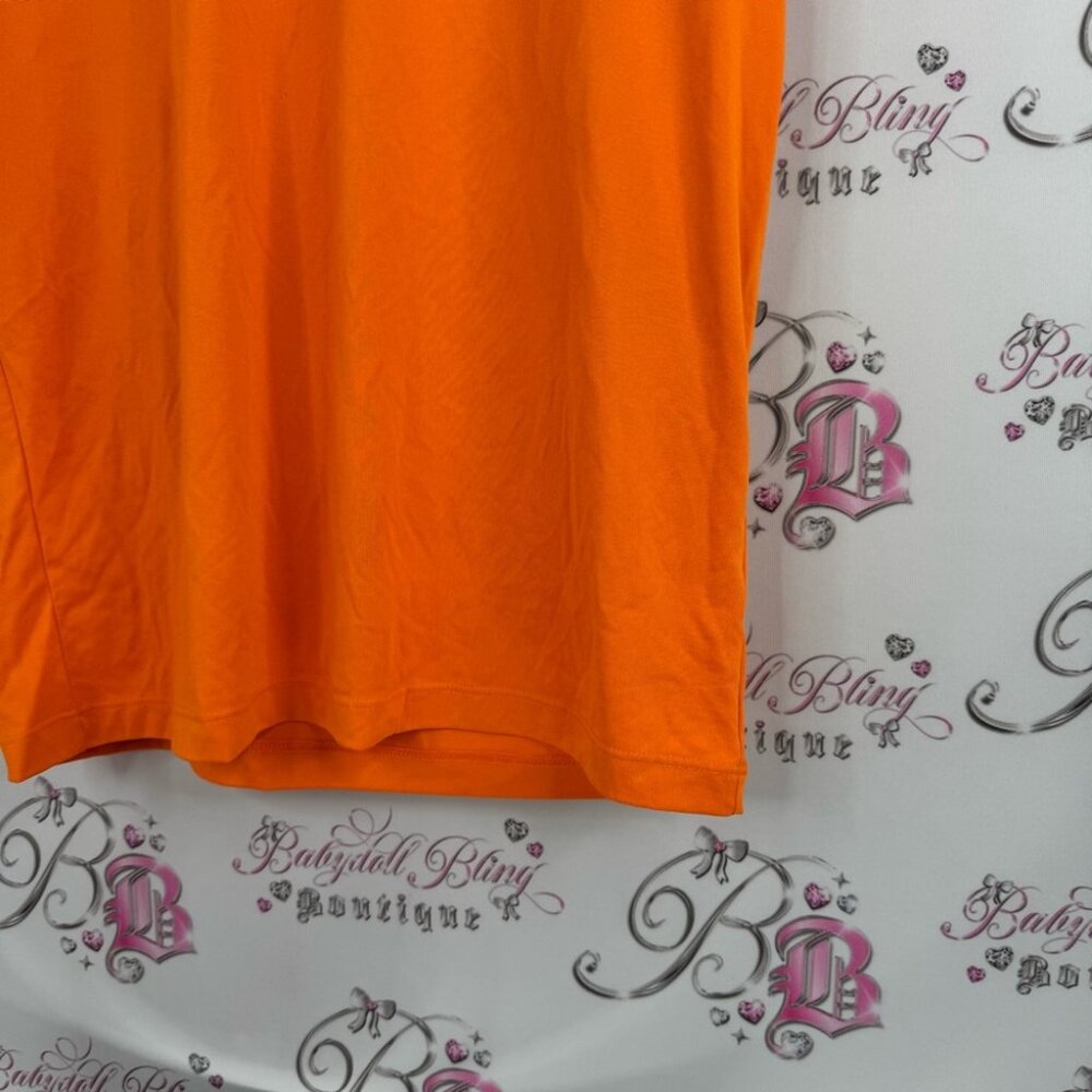 Nike tshirt dri-fit the Nike tee since 1972 Orange Graphic Short Sleeve Tee - Picture 4 of 7